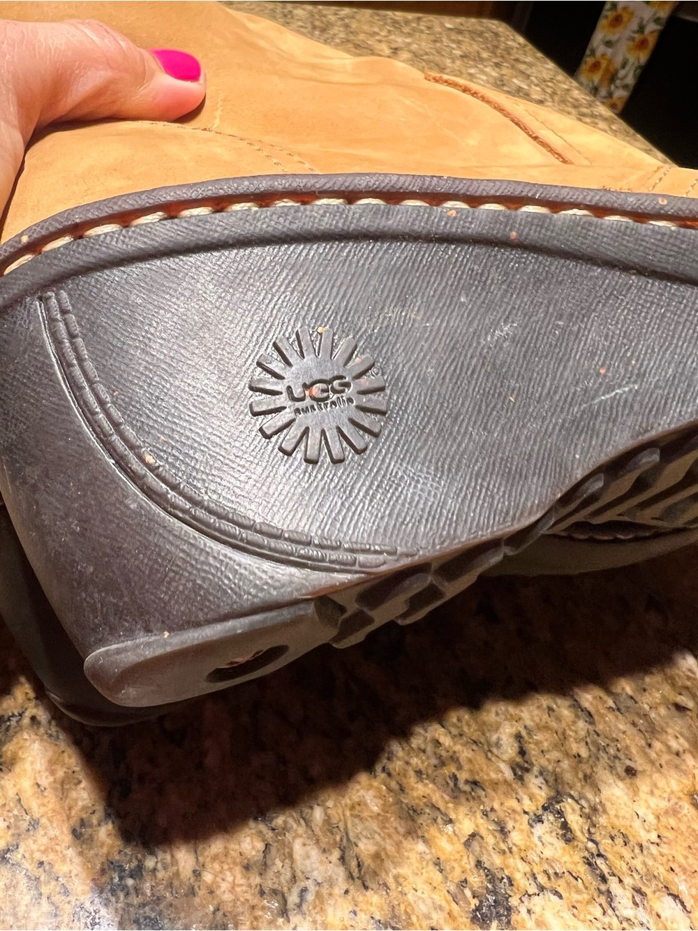 UGG Leather Knit-Trim Women's Boots - Picture 14 of 16